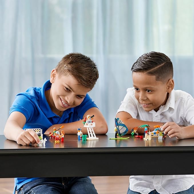LEGO City Town People Pack – Fun at The Beach 60153 Building Kit (169 Piece)