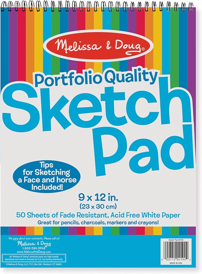 Melissa & Doug Sketch Pad (9 ) - FSC Certified