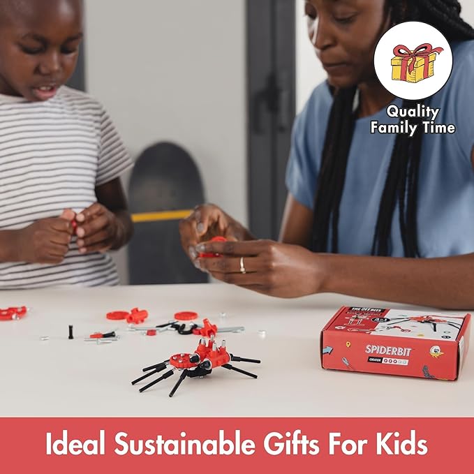 Stem Building Toys, Educational Build Your Own Spider Robot Toy for Kids Age 6 7 8 9+ Year Old Boys and Girls, Animal Stem Toys Engineering Kit, Construction Toys Steam Gifts for Kids