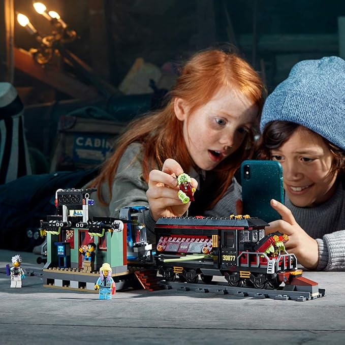 LEGO Hidden Side Ghost Train Express 70424 Building Kit, Train Toy for 8+ Year Old Boys and Girls, Interactive Augmented Reality Playset (698 Pieces)