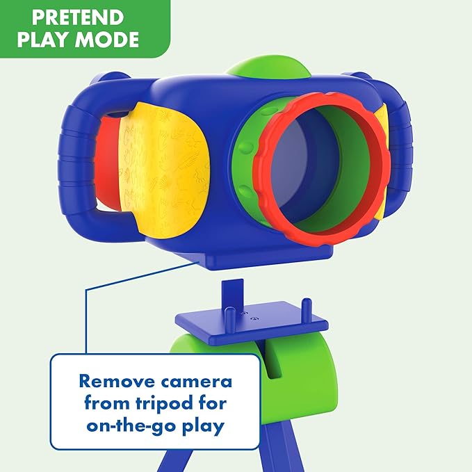 Educational Insights GeoSafari Jr. Talking Wildlife Camera, Voice & Photography-Robert Irwin, STEM Toy, Gift for Boys & Girls, Ages 4+
