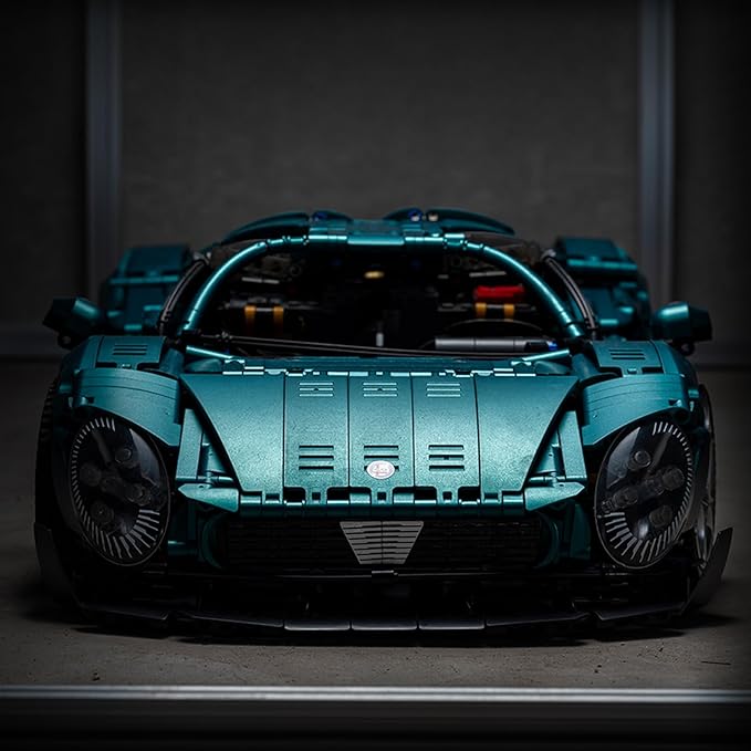 Raceforge Sports Car Building Set,1:8 Scale Model Sports Technic Car,Adult Collectible Cars Sets to Build，Scale Car Gift for Adults,Home or Office Décor Sets for Boys 8-14(4208pcs)