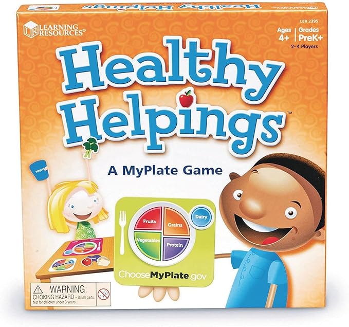 Be the first to fill your plate with a balanced meal, Multi-color, 10 x 10 in