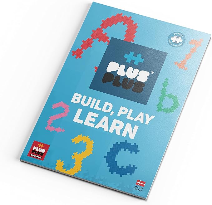 Plus-Plus - 2,400 Pieces in Storage Tub - Basic, Neon & Glitter Mix w/ 2 Baseplates - Construction Building Stem/Steam Toy, Kids Mini Puzzle Blocks