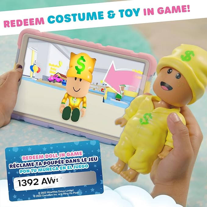 Twilight Daycare Collectible Baby Dolls – Mystery Metaverse Doll – Redeem Virtual Items in Online Game, 1 Count (Pack of 1)