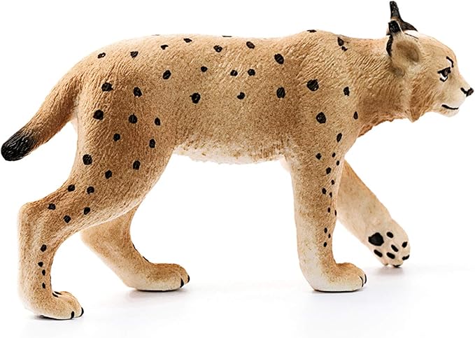 Schleich Wild Life, Realistic North American Forest Animal Toys for Kids, Lynx Toy Figurine, Ages 3+