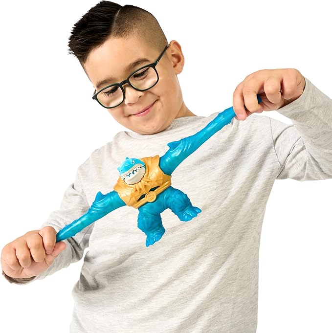 Heroes of Goo Jit Zu Deep Goo Sea Thrash Hero Pack. Super Squishy, Goo Filled Toy. with Chomp Attack Feature. Stretch Him 3 Times His Size!