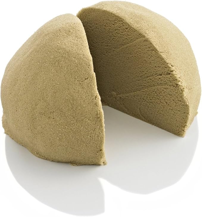 Deluxe Bucket - Castle Edition - Set Includes: 2 Pounds Moldable Indoor Play Sand, Shaping Molds, Inflatable Sandbox & Storage Bucket