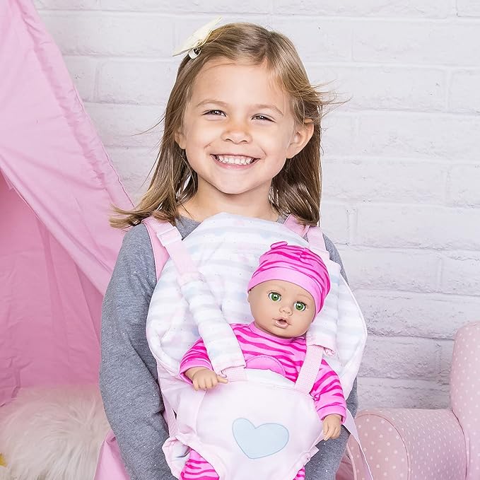 ADORA Play Time Babies Collection, 13" Baby Doll with Doll Clothes and Accesories, Made with Sweet Baby Powder Scent, and GentleTouch Vinyl Body, Birthday Gift for Ages 1+ - Baby Tiger