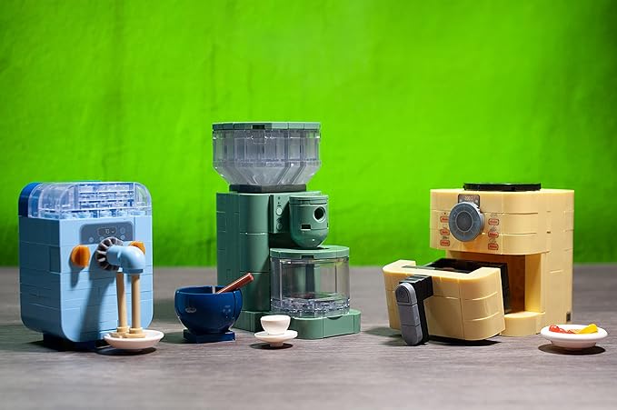 Girls Building Set, 12 PCS Mini Electric Appliances Building Blocks Toy for Kids Age 6+, STEM Building Blocks Toy, Classroom Prizes, Birthday Gifts for Girls 1323 Pieces