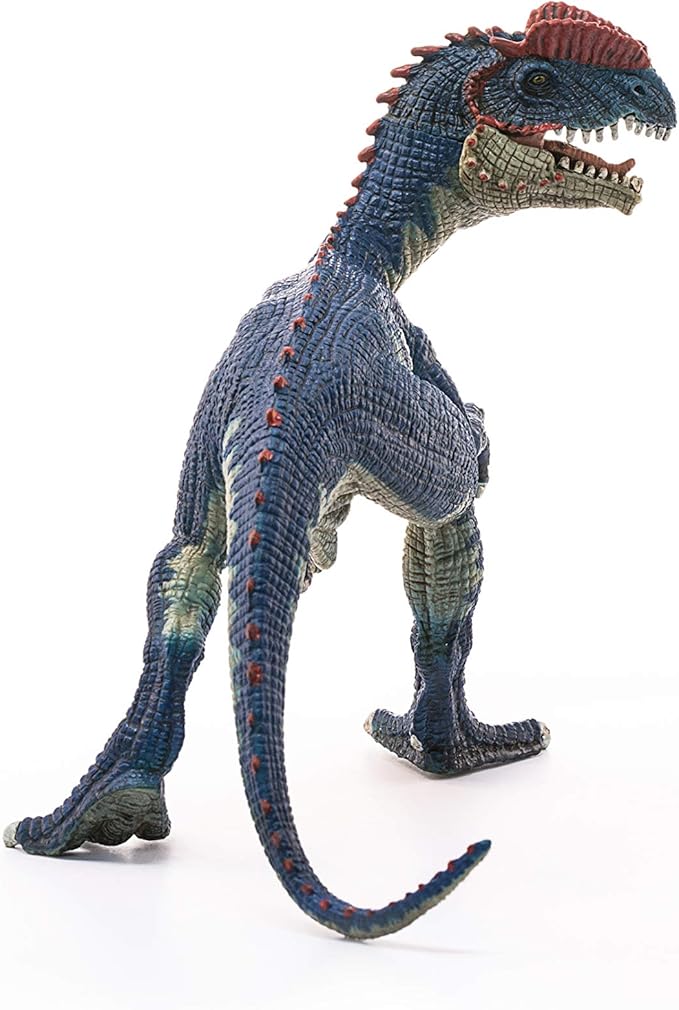 Schleich Dinosaurs, Jurassic Era velociraptor Dinosaur Toys for Boys and Girls, Dilophosaurus Toy Figure, Ages 4+