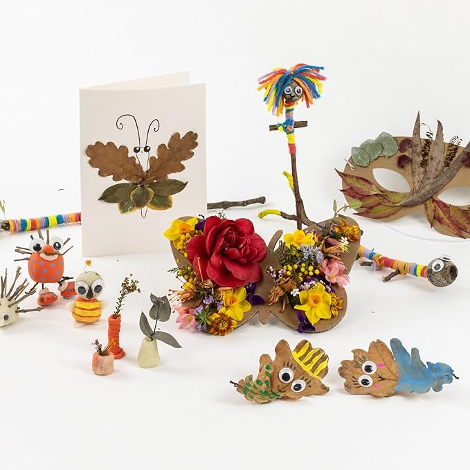 Tiger Tribe: Nature Art Set - Turn Natural Found Treasures Into Art Projects, Kids Ages 3+ with Parent, Ages 7+ Independent Craft Time, Activity Set