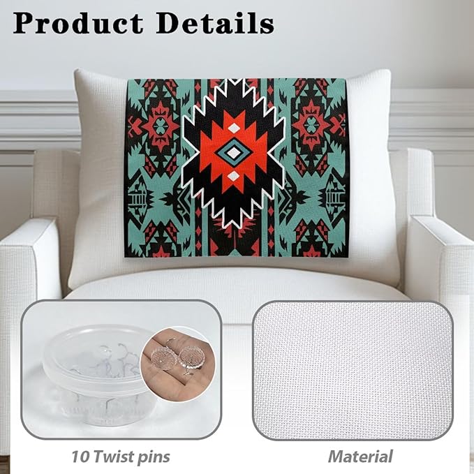 Classic Recliner Headrest Cover Fabric Western Sofa Headrest Slipcovers Covers Pet Scratch Resistant Non Slip Couch Headrest Covers for Home 2 Pack