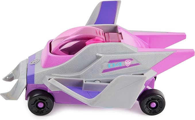 Paw Patrol Aqua Pups Skye Transforming Manta Ray Vehicle with Collectible Action Figure, Kids Toys for Ages 3 and up