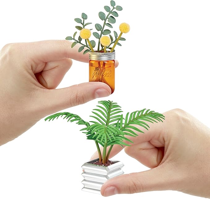 MGA's Miniverse Make It Mini Lifestyle™ Home Series 1 (6 Pack) Mini Collectibles, Mystery Blind Packaging, DIY, Crafts, Resin Play, Replica Items, Mini Plants, Birdhouses, Bouquets Collectors, 8+