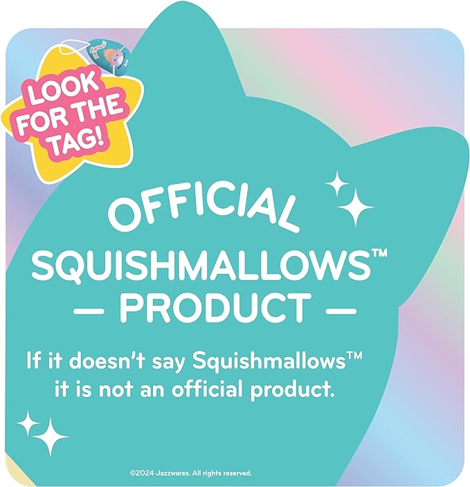 Squishmallows Original 10-Inch Melzie The Chipmunk - Official Jazwares Plush - Collectible Soft & Squishy Chipmunk Stuffed Animal Toy - Add to Your Squad - Gift for Kids, Girls & Boys