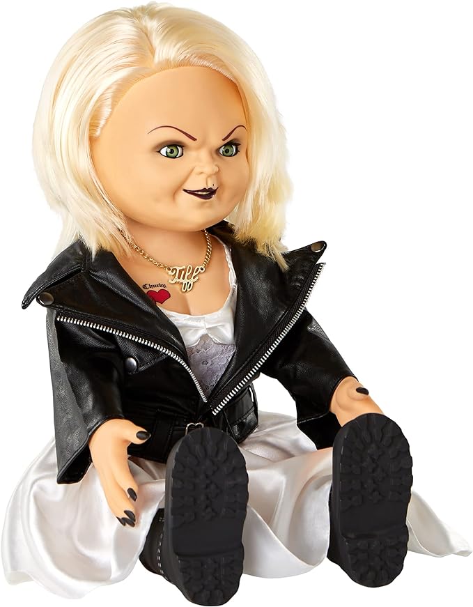Spirit Halloween Talking Tiffany Doll | Officially Licensed | Horror Decor | 20 Inches Tall | Talking and Moving Prop