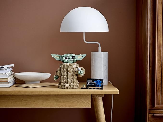 LEGO Star Wars: The Mandalorian Series The Child 75318 - Baby Yoda Grogu Figure, Building Toy, Collectible Room Decoration for Boys and Girls, Teens, with Minifigure and Nameplate, Gift Idea