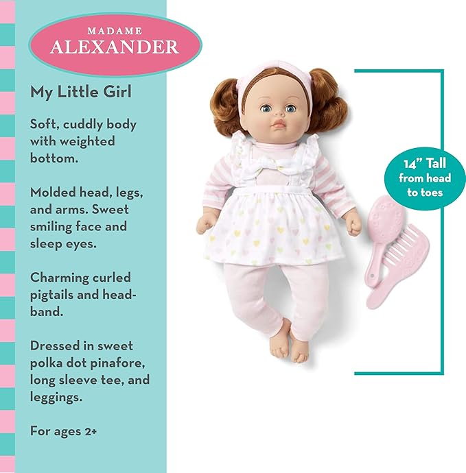 Madame Alexander My Little Girl, Polka dot Pinafore