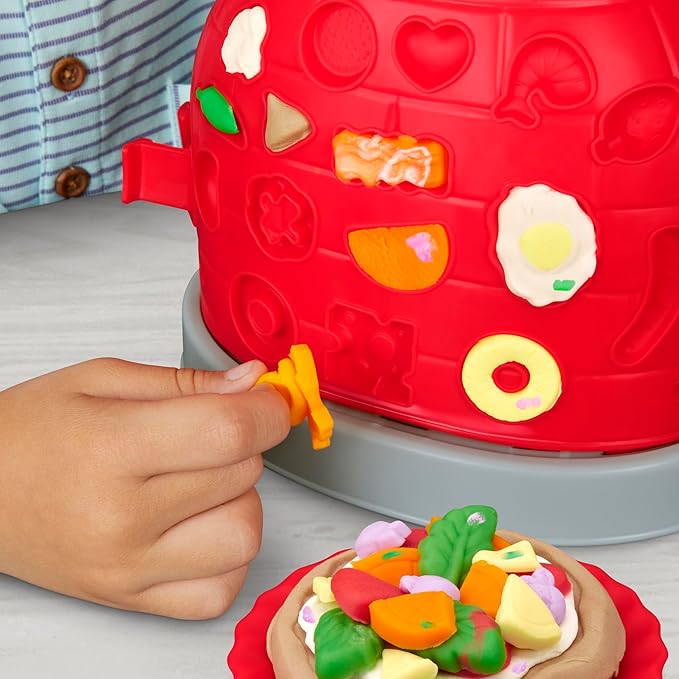 Play-Doh Kitchen Creations Pizza Oven Playset with 6 Cans & 8 Accessories, Back to School Classroom Supplies, Play Food & Cooking Toys, Preschool Toys, Ages 3+