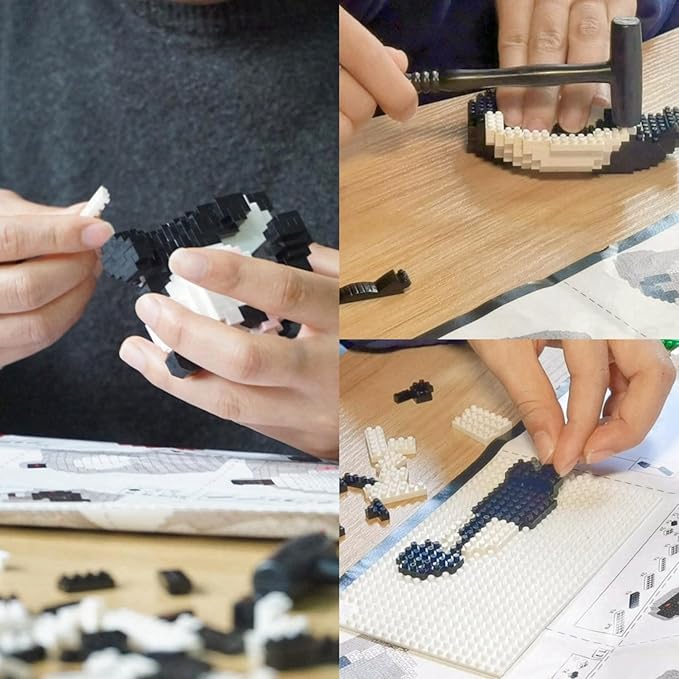 QMEAKMONY Mini Building Blocks Panda Sets Cute Micro Mini Panda Building Bricks for Adults Micro Nano Bricks Perfect Party Favors for Teenagers(1748 PCS)