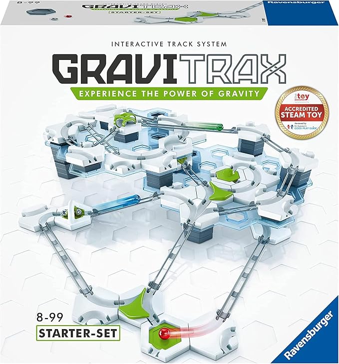 Ravensburger Gravitrax Starter Set Marble Run | STEAM Accredited Toy | Ideal for Kids Age 8 & Up | Perfect for Endless Indoor Family Activity | Ranked No.1 Marble Run System in The U.S.