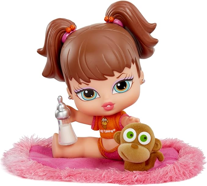 Bratz Babyz Meygan Collectible Fashion Doll with Real Fashions and Pet