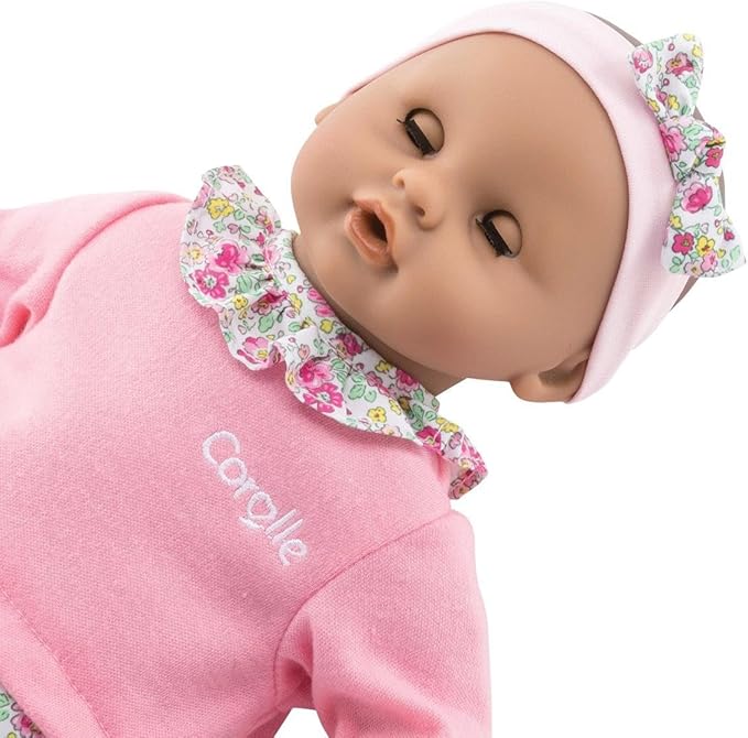 Corolle Bébé Calin Maria Baby Doll - 12" Soft-Body with Sleeping Eyes That Open and Close, Vanilla-Scented - Mon Premier Poupon Collection for Kids Ages 18 Months and up