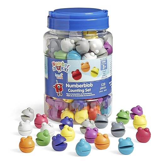 hand2mind Numberblocks Numberblob Counting Set, Math Counters, Counting Toys, Educational Math Manipulatives, Numbers for Toddlers, Preschool Learning Toys, Easter Basket Stuffers for Kids