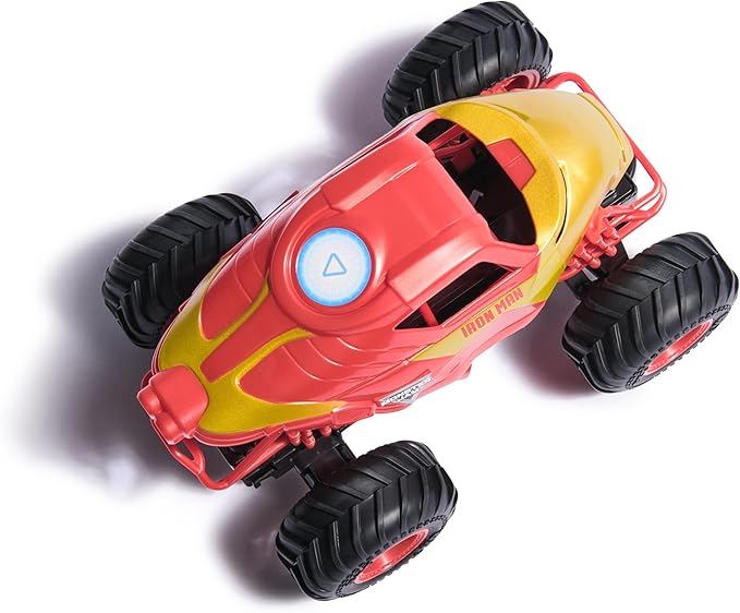 Monster Jam, Marvel Iron Man RC Monster Truck, 1:24 Scale, Kids Toys for Boys and Girls Ages 4 and up