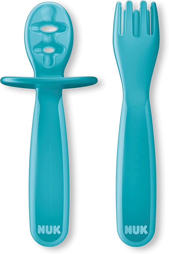 NUK Pretensil Dipper Spoon and Fork