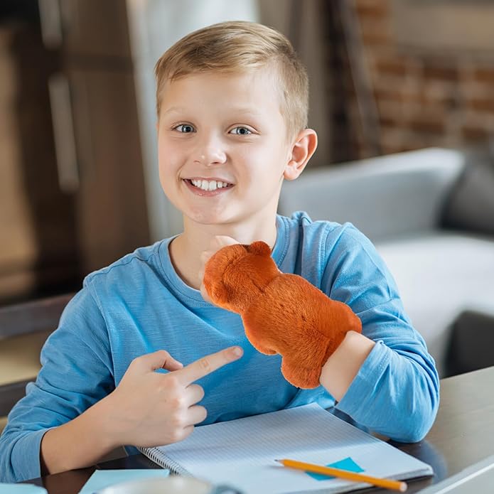 Animal Slap Bracelets Capybara Plush Toy Capybara Slap Bracelet Capybara Huggers Slap Bracelets Animal Toy Stuffed Animal Slap Band for Birthday Party