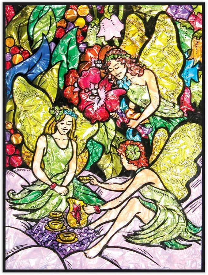 Royal & Langnickel Foil by Numbers Painting Kit, Flower Fairies