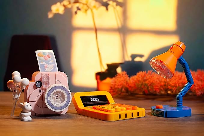 Girls Building Set, 6PCS Mini Electric Appliances Building Blocks Toy for Kids Age 6+, STEM Building Blocks Toy, Classroom Prizes, Birthday Gifts for Girls 664 Pieces