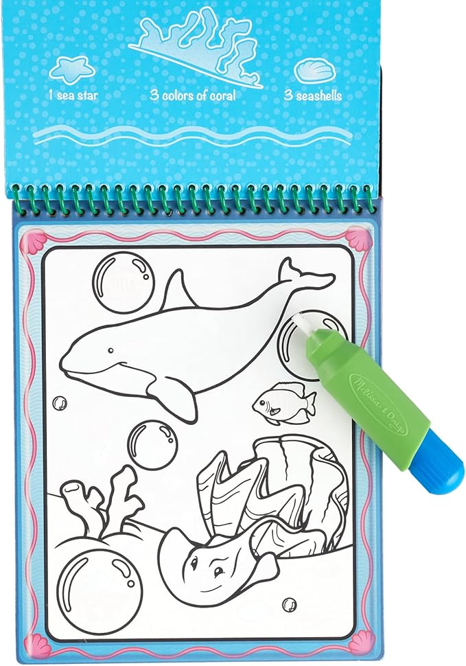 Melissa & Doug Water Wow! - Water Reveal Pad Bundle - Farm, Safari & Under The Sea