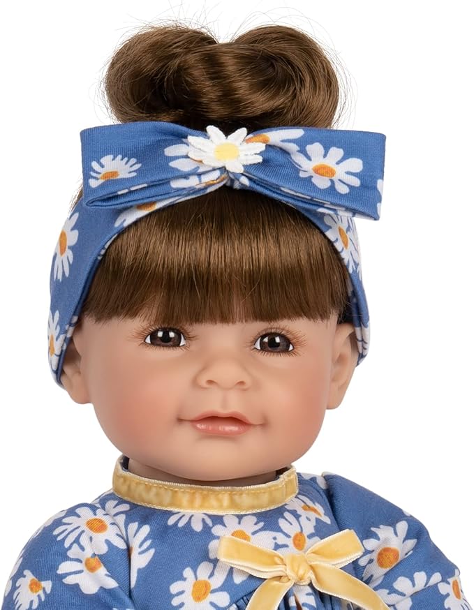 Adora Toddler Time Babies, 20" Premium Doll with Hand Painted Eyelashes and Face, Fresh Baby Powder Scent and Removable Clothing, Birthday Gift for Ages 6+ - Summer Lovin'