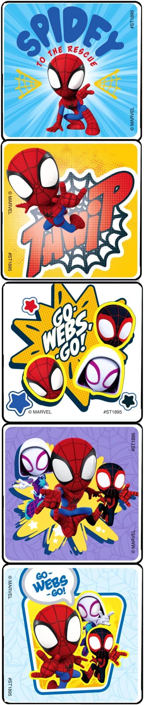 Spidey and His Amazing Friends Activity Set Bundle - Spiderman Coloring Book, Spiderman Stickers, 2-Sided Superhero Door Hanger and More, Red