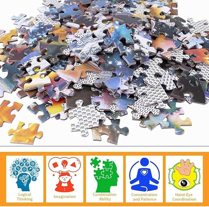 Golf Course 1000 Piece Wooden Jigsaw Puzzle DIY Children Educational Puzzles Adult Decompression Toys Challenge Puzzles Games Creative Gift Landscape Art Home Decor