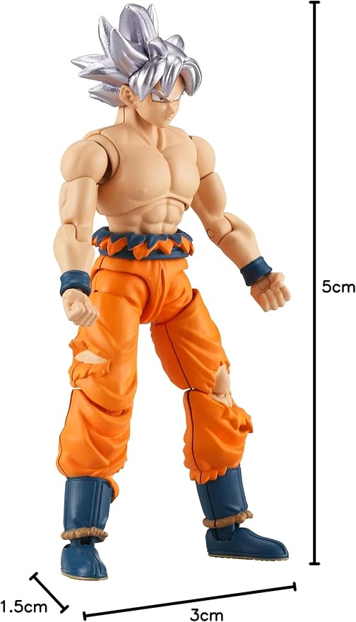 Bandai Namco - Dragon Ball Super - Goku Ultra Instinct, Dragon Ball Evolve 5" Action Figure
