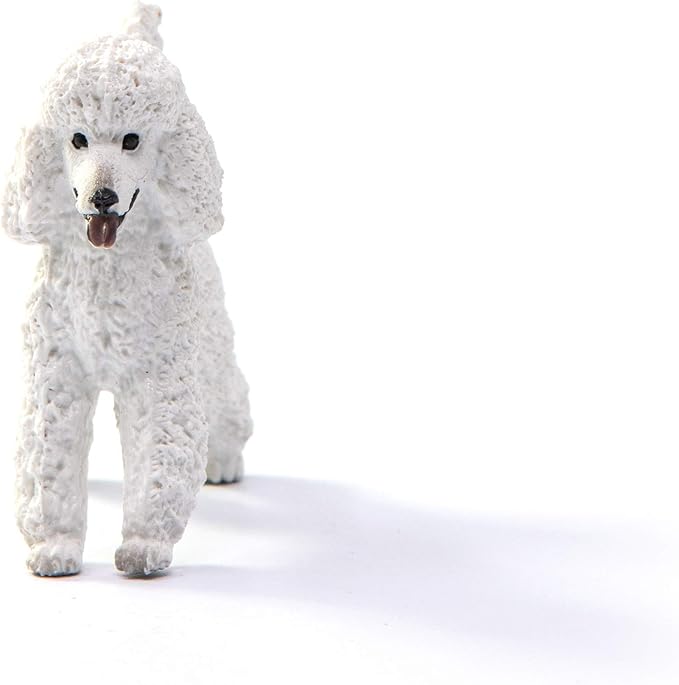 Schleich Farm World, Realisitc Dog Toys for Boys and Girls Ages 3 and Above, Poodle Toy Figurine
