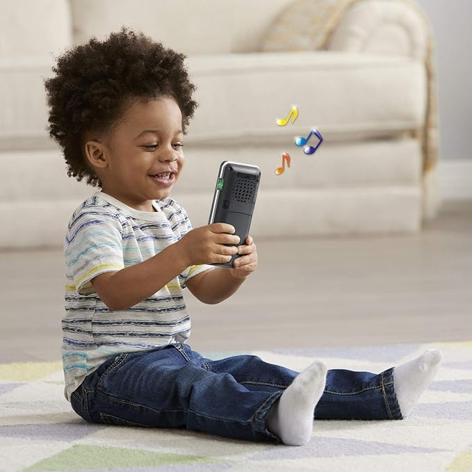 LeapFrog Chat and Count Emoji Phone, Black