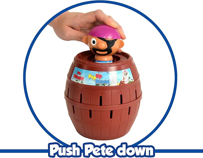 TOMY Pop Up Pirate Board Game - Swashbuckling Kids Games for Family Game Night - Kids Activities and Pirate Accessories - Family Board Games for Kids Ages 4 and Up