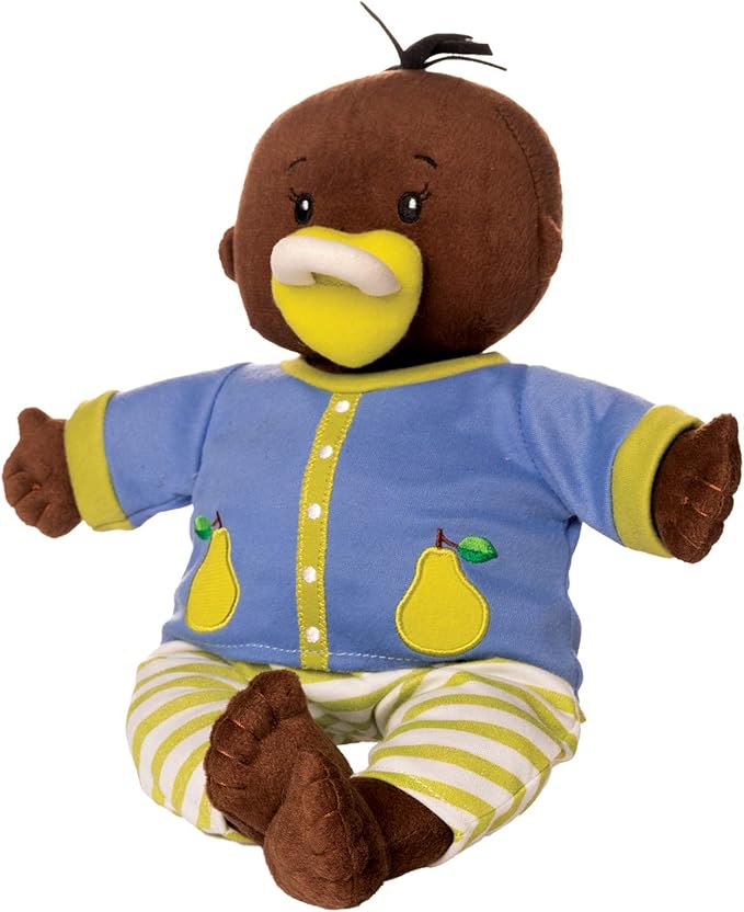 Manhattan Toy Baby Stella Brown Doll 15" Soft First Baby Doll