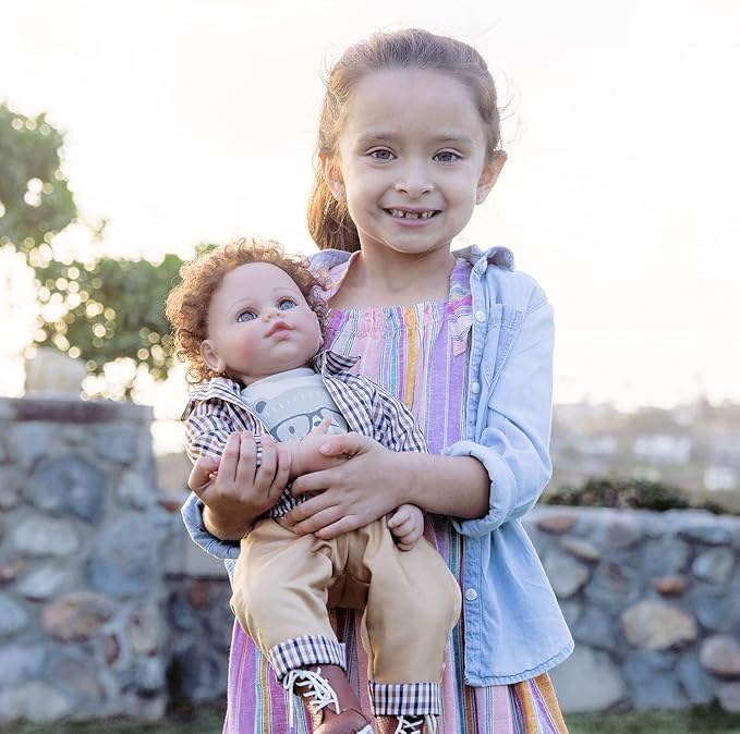 ADORA Realistic Baby Doll Bear Hugs ToddlerTime Doll - 20 inch, Soft CuddleMe Vinyl