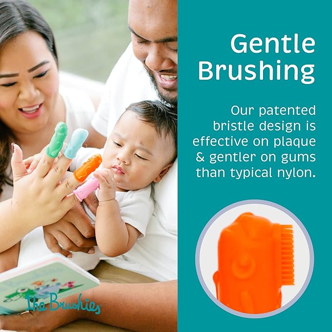 Momo The Monkey Baby & Toddler Toothbrush/Dental Item/Youth Tooth & Gum Care/Ages 4 Weeks to 4 Years