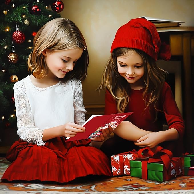 Enxhz 48 Pack Christmas Coloring Books Party Favors for Kids Girls Boys, Bulk Xmas Holiday Coloring Books, Xmas Stockings Goodie Bags Stuffer Filler Fun Holiday Party Supplies - A