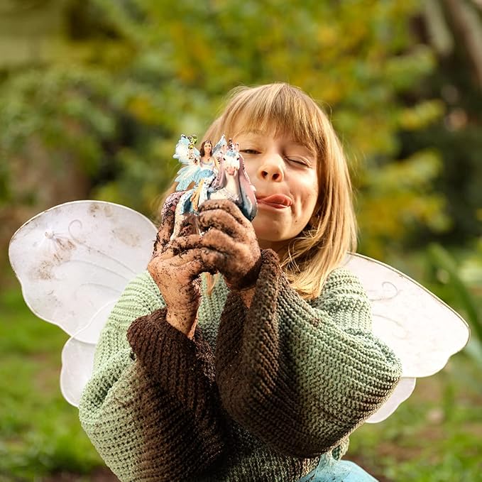 Schleich Bayala Fairy Eyela with Princess Unicorn Playset - Sparkling Flying Princess Doll with Unicorn and Magic Wand, Birthday Gift for Girls and Boys Ages 5-12