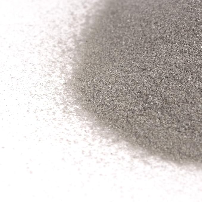 Shiny Stone Colorful Sand,Art Sand,Colored Sand,Craft Sand,Decorative Wedding Vibrant Sand, 250g/0.55lbs/8.81oz for Wedding Succulent Terrarium Vase (Dark Grey)