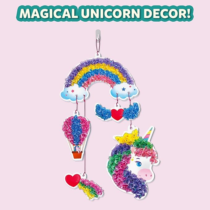 Skillmatics Art & Craft Activity - Poke-in Art Magical Unicorn Dream Decor, Mess-Free Art for Kids, DIY Craft Kits, Creative Activity, Fine Motor Skills, Gifts for Ages 4, 5, 6, 7, 8, 9