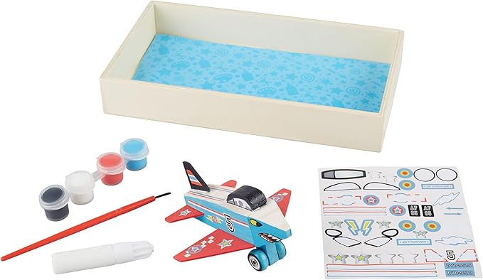 Melissa & Doug Decorate-Your-Own Wooden Plane Craft Kit